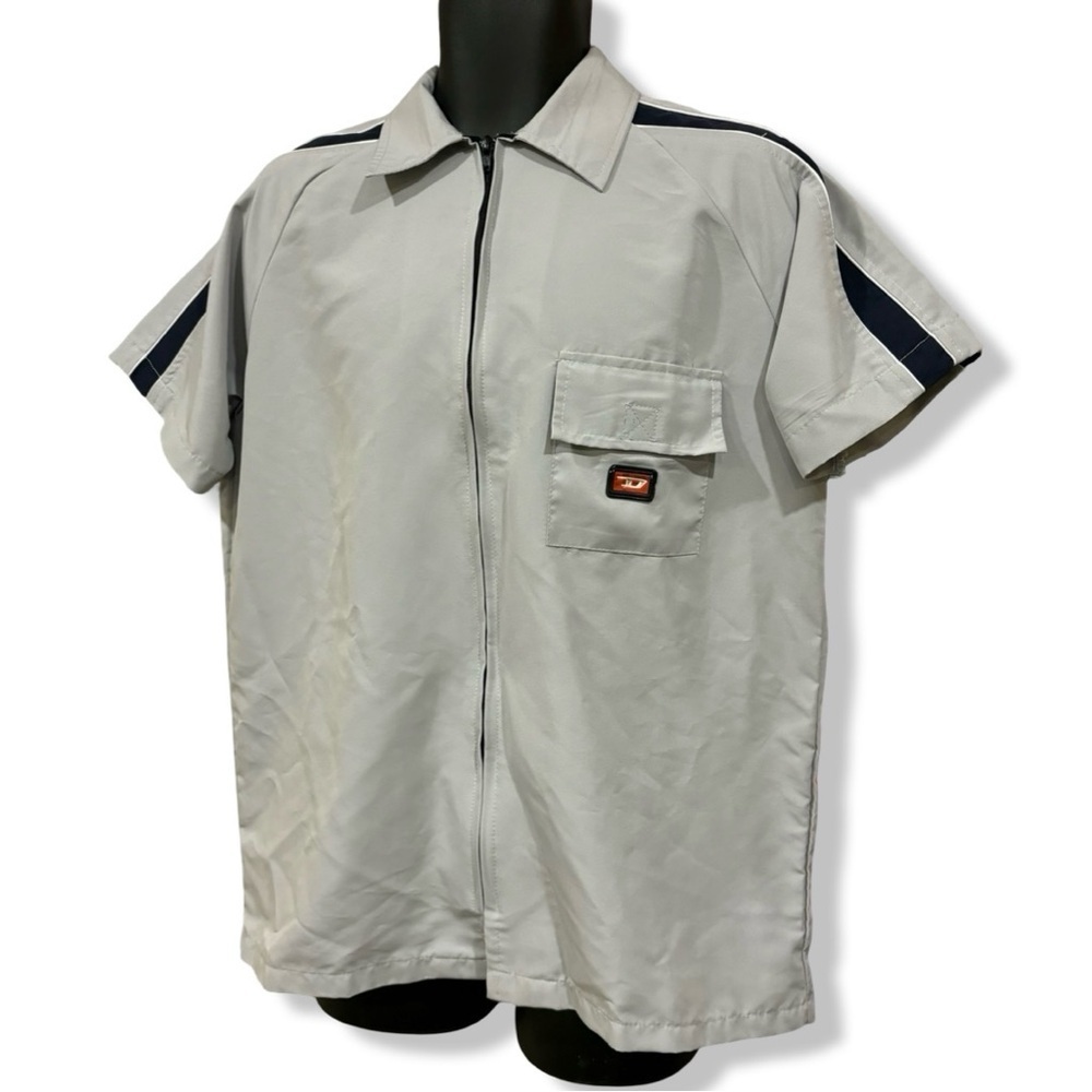 Vintage 90s Diesel Zip Up Shirt